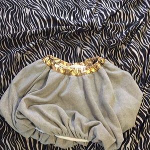 Skirt with gold waist